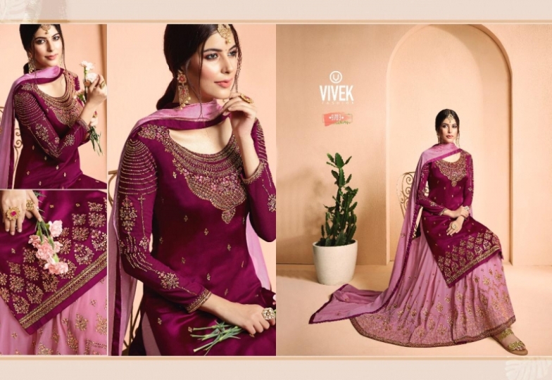 VIVEK FASHION PRESENTS AMEEN VOL 5 SATIN GEORGETTE FABRIC WHOLESALE DEALER BEST RATE BY GOSIYA EXPROTS SURAT (4)