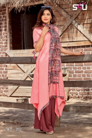 WEEKEND PASSIONS VOL 2 S4U STYLISH KURTI WITH DUPATTA AND SHRUG AT WHOLESALE DEALER BEST RATE BY GOSIYA EXPORT SURAT (1)