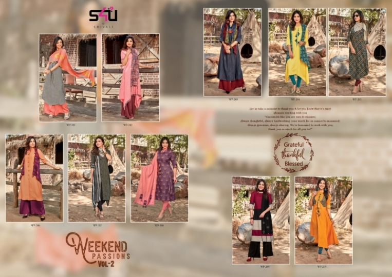 WEEKEND PASSIONS VOL 2 S4U STYLISH KURTI WITH DUPATTA AND SHRUG AT WHOLESALE DEALER BEST RATE BY GOSIYA EXPORT SURAT (11)