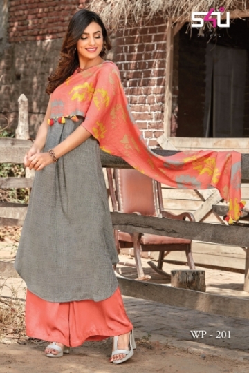 WEEKEND PASSIONS VOL 2 S4U STYLISH KURTI WITH DUPATTA AND SHRUG AT WHOLESALE DEALER BEST RATE BY GOSIYA EXPORT SURAT (2)