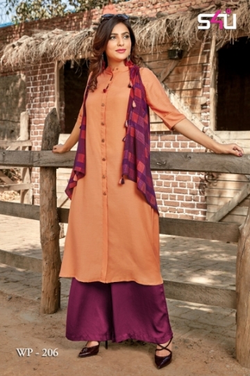 WEEKEND PASSIONS VOL 2 S4U STYLISH KURTI WITH DUPATTA AND SHRUG AT WHOLESALE DEALER BEST RATE BY GOSIYA EXPORT SURAT (5)