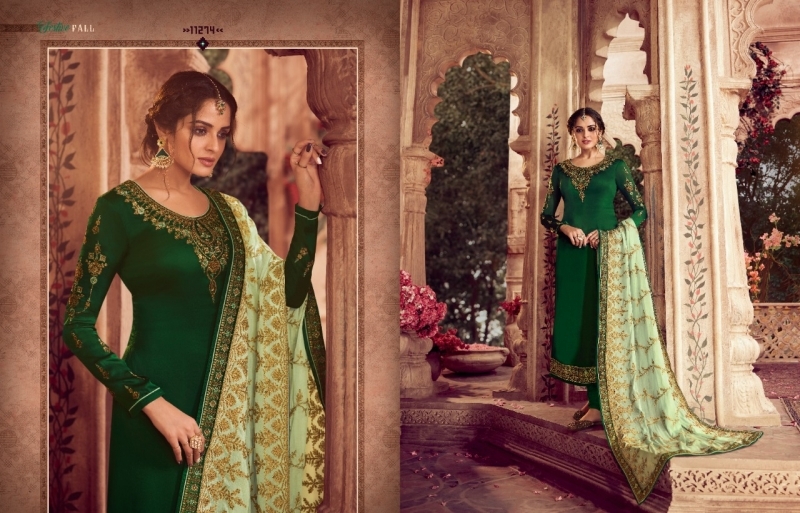 ZISA VOL 62 SATIN GEORGETTE FABRIC DRESS MATERIAL WITH EMBROIDERY WHOLESALE DEALER BEST RATE BY GOSIYA EXPORTS SURAT (8)