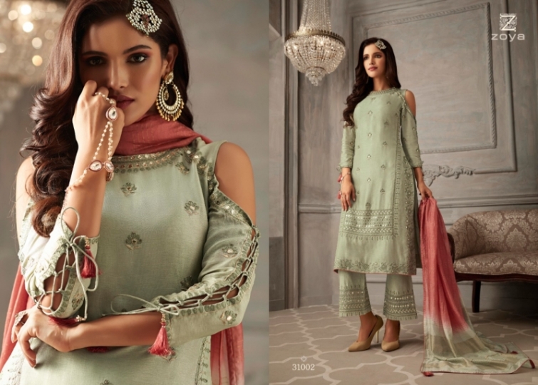 ZOYA PETALS PAKISTANI COLLECTION GEORGETTE SUITS WITH CHIFFON DUPATTA WHOLESALE DEALER BETS RATE BY GOSIYA EXPORTS SURAT (6)