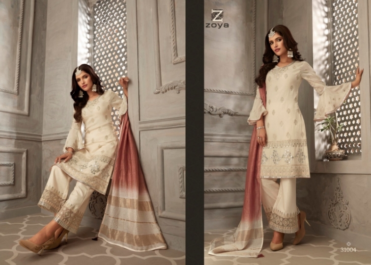 ZOYA PETALS PAKISTANI COLLECTION GEORGETTE SUITS WITH CHIFFON DUPATTA WHOLESALE DEALER BETS RATE BY GOSIYA EXPORTS SURAT (8)