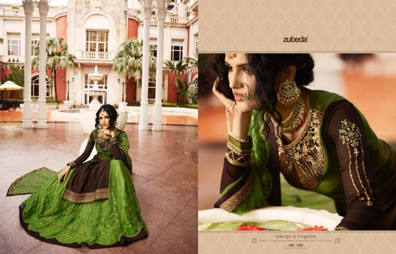ZUBEDA AZZAA SATIN GEORGETTE FABRIC WITH HEAVY EMBROIDERY WORK SALWAR SUIT WHOLESALE DEALER BY GOSIYA EXPORTS SURAT (15)