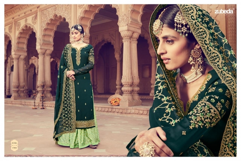 ZUBEDA ERINA JACQORD LENGHA WEDDING COLLECTION WHOLESALE DEALER ONLINE BEST RATE BY GOSIYA EXPORTS SURAT (5)