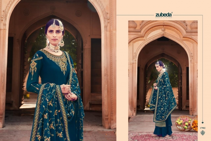 ZUBEDA MEHZABIN DESIGNER HEAVY DRESS MATERIAL WHOLESALE DEALER BEST RATE BY GOSIYA EXPORTS SURAT (3)