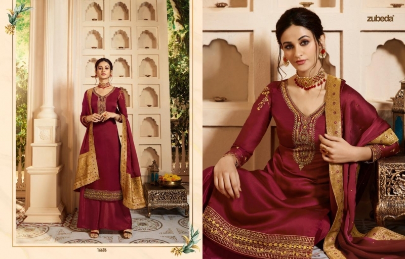 ZUBEDA SUVARNA DRESS MATERIAL LATEST  (13)